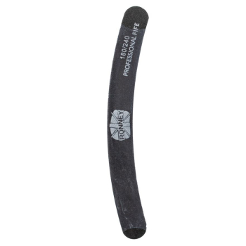 RONNEY Professional PREMIUM Nailfile -PILNIK 180/240 CZARNY BANAN   